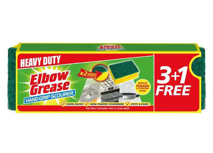 Elbow Elbow Grease Handgrip Scourer X 4 Eg82