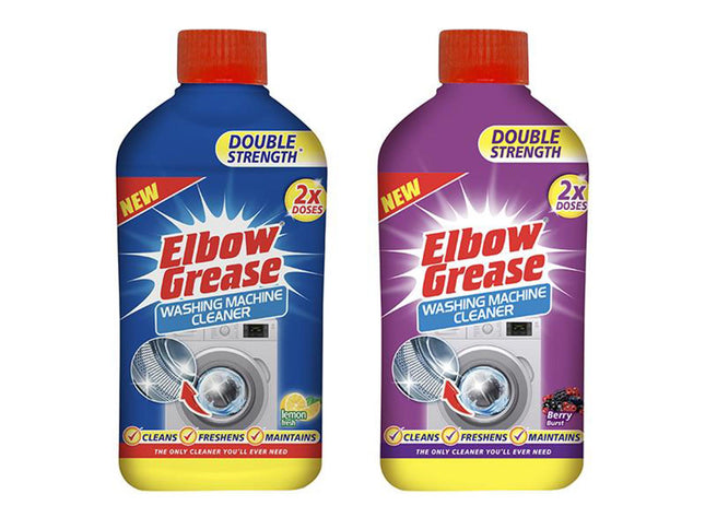 Elbow Elbow Grease Washing Machine Double Stength Cleaner 250Ml Assorted Eg134