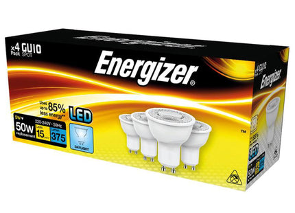 Energizer Energizer Led Gu10 375 Lumens Daylight X 4 S14426