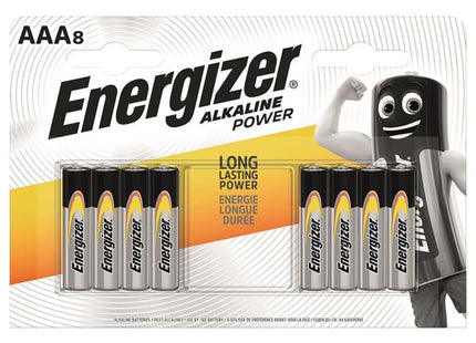 Energizer Alkaline Power Batteries Aaa X 8 S9338