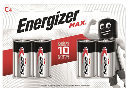 Energizer Max Alkaline Battery C X 4 S15274