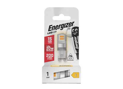 Energizer Led G9 200 Lumens 1.8W 2700K S18748