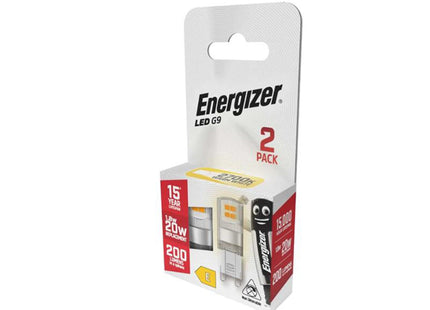 Energizer Led G9 200 Lumens 1.8W 2700K X 2 S29489