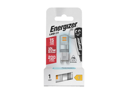 Energizer Led G9 200 Lumens 1.8W 6500K S18749
