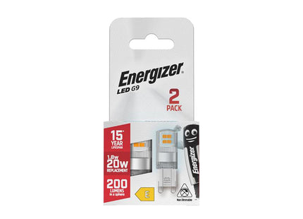 Energizer Led G9 200 Lumens 1.8W 6500K X 2 S29490