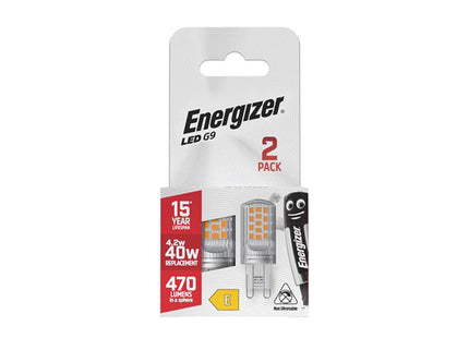Energizer Led G9 470 Lumens 4.2W 4000K X 2 S29492