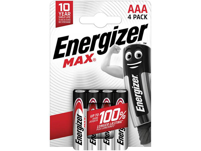 Energizer Max Alkaline Aaa X 4 S15269