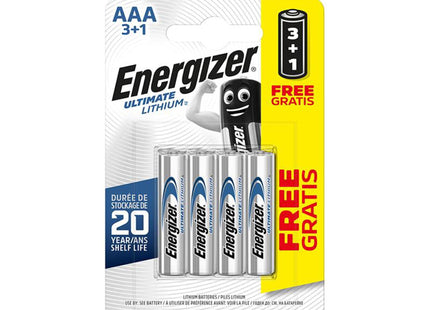 Energizer Ultimate Lithium Aaa X 3 +1 Foc S5716
