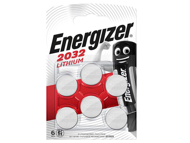 Energizer Cr2032 Lithium Coin Cell X 6 S9086