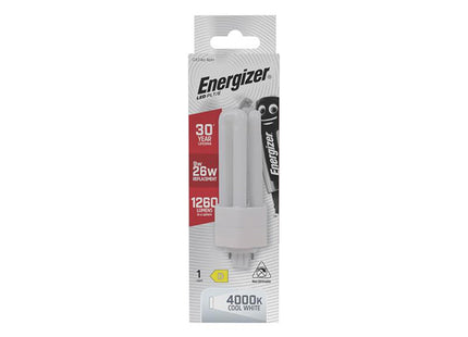 Energizer Led Plt/E G X 24Q 4Pin 9W 1260L Cool White S30441