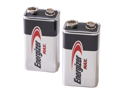 Energizer Max 9V Batteries (Pack 2)