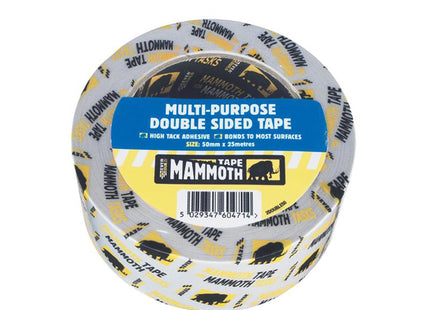Everbuild Sika Mammoth Multipurpose Double Side Tape 50Mm X 5M