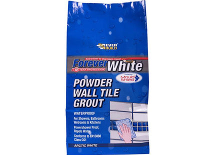 Everbuild Sika Forever White Wall Tile Grout 1.2Kg