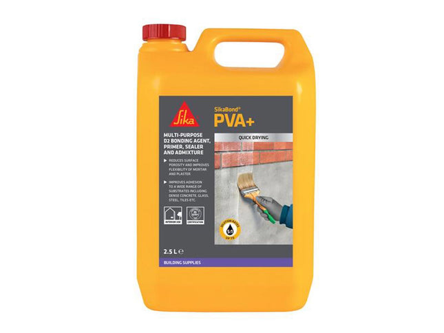Everbuild Sika Sikabond Pva+ 2.5 Litre