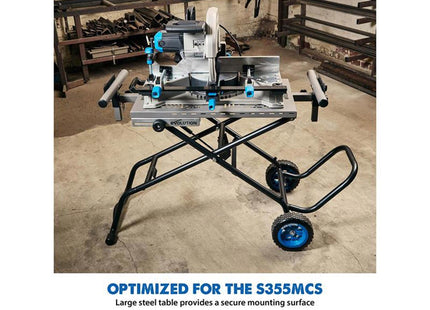 Evolution Mitre Chop Saw Wheeled Stand with Power Lift Assist - 133-0001