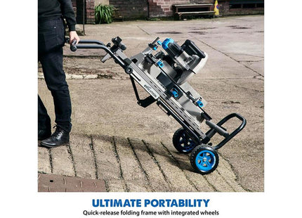 Evolution Mitre Chop Saw Wheeled Stand with Power Lift Assist - 133-0001