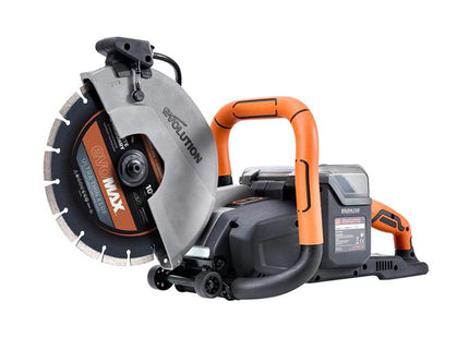 Evolution R260DCT-Li Cordless Disc Cutter 260mm 18V - 109-0001 - For Masonry and Concrete Cutting