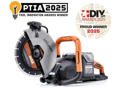 Evolution R260DCT-Li Cordless Disc Cutter 260mm 18V 2 x 8.0Ah Li-Ion - 109-0001A - Ideal for Professionals