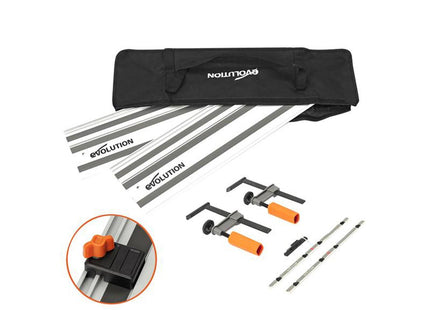 Evolution ST1400-G2 Universal Circular Saw Track Set 1.4M - 004-0011 - Perfect for Accurate Cuts