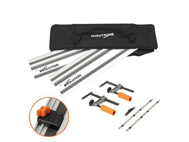 Evolution ST1400-G2 Universal Circular Saw Track Set 1.4M - 004-0011 - Perfect for Accurate Cuts