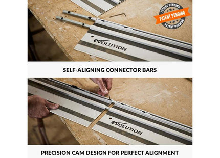 Evolution ST1400-G2 Universal Circular Saw Track Set 1.4M - 004-0011 - Perfect for Accurate Cuts