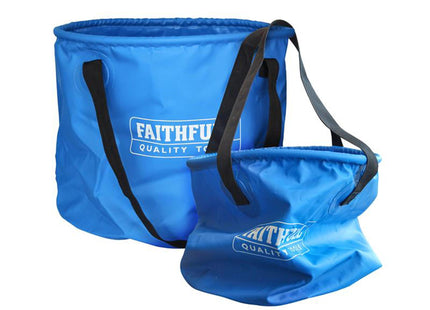 Faithfull Collapsible Bucket Twin Pack