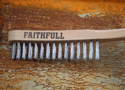 Faithfull Lightweight Scratch Brush, Two Row