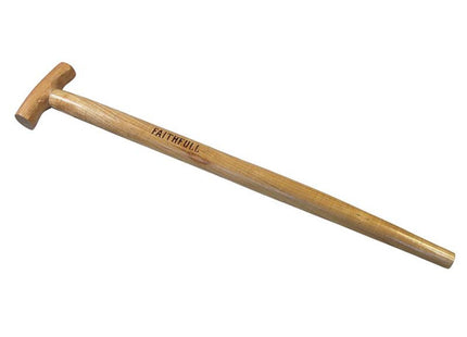 Faithfull Fsc Ash T Handle Bent Taper 28In - FAIATBTFSC - Ideal for Spades and Shovels