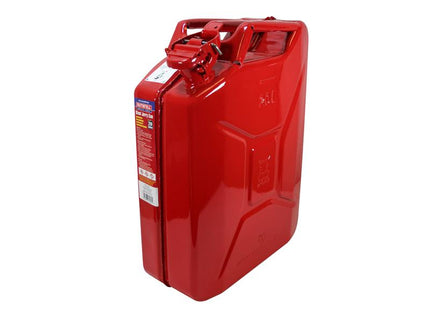 Faithfull Red Steel Jerry Can 20 litre FAIAUJERR20R