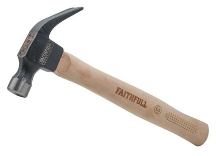 Faithfull Fsc Hickory Claw Hammer 454G (16Oz)