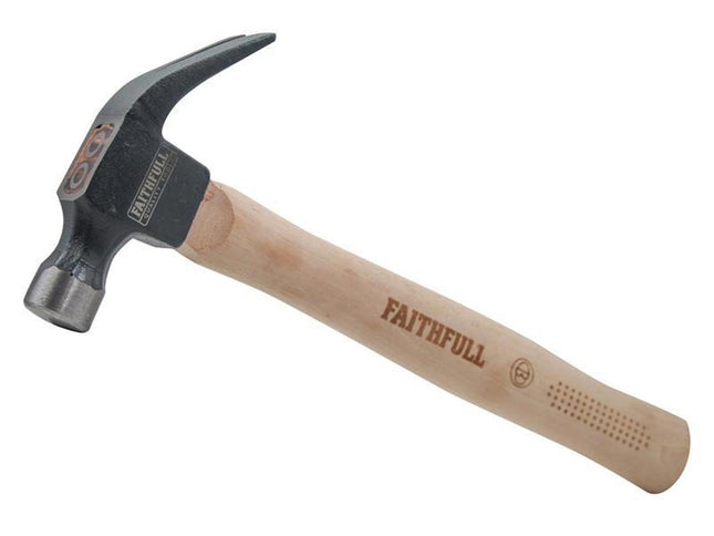 Faithfull Fsc Hickory Claw Hammer 454G (16Oz)