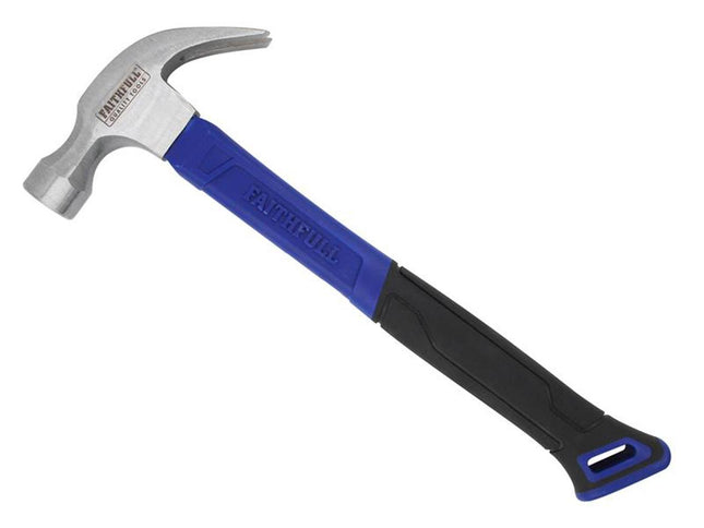 Faithfull Claw Hammer Fibreglass Shaft 454G (16Oz) - FAICH16FGN - Perfect for All Projects