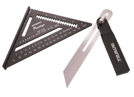 Faithfull Cnc Sliding Bevel & Quick Square Set, 2 Piece