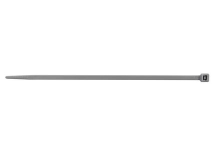 Faithfull Cable Ties Grey 3.6 x 150mm - Pack of 100 for Various Applications