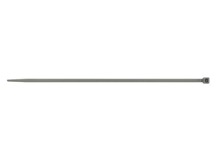 Faithfull Cable Ties Grey 3.6 x 200mm - Durable Ties for Home and Garden