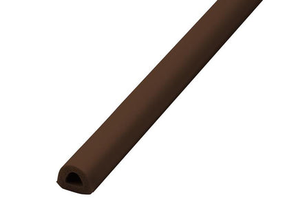 Faithfull EPDM Draught Excluder Brown 24M 9 x 7.5mm 