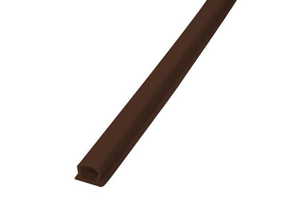 Faithfull Silicone Draught Excluder Brown 6M 9 x 7mm 