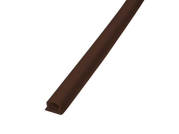 Faithfull Silicone Draught Excluder Brown 6M 9 x 7mm 
