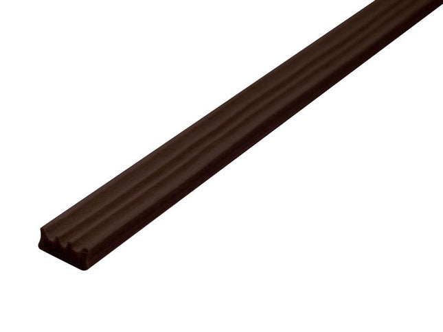 Faithfull EPDM Draught Excluder Brown 24M 9 x 3.5mm 