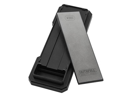Faithfull Diamond & Ceramic Sharpening Stone Kit - 360G & 1200G
