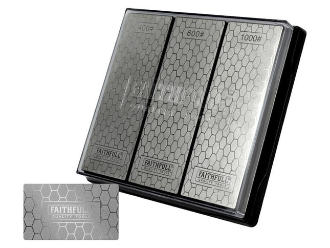 Faithfull Diamond Whetstone Kit