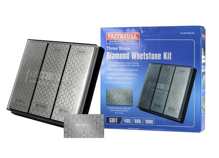 Faithfull Diamond Whetstone Kit