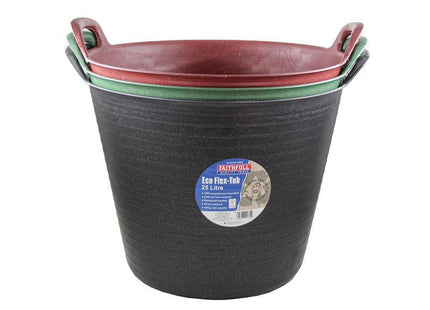 Faithfull Eco Flex Tub 25 Litre Triple Pack