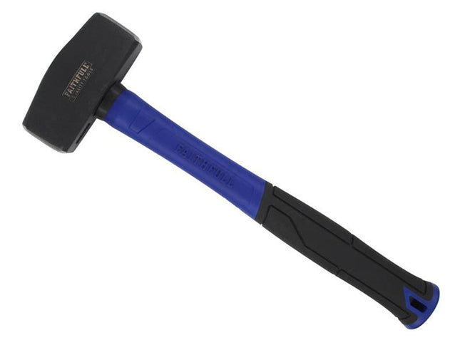 Faithfull Long Handle Club Hammer 1.8Kg Fibreglass Shaft - FAIFG4LHN - Perfect for Demolition