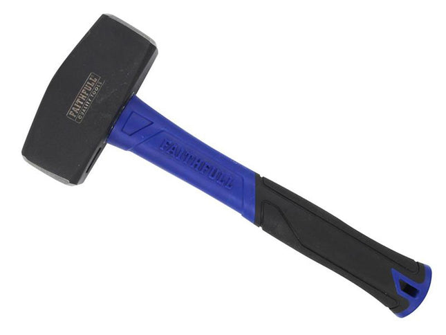 Faithfull Club Hammer Fibreglass Shaft 1.8Kg (4Lb) - FAIFG4N - Perfect for Demolition