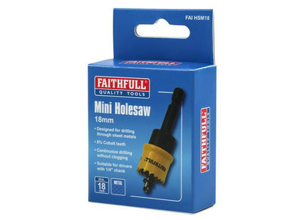 Faithfull Mini Holesaw 18Mm