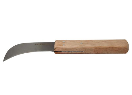 Faithfull Fsc Beech Lino Knife 75Mm (3In)