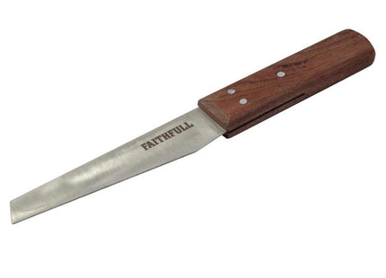 Faithfull Fsc Hard Wood Shoe Knife 110Mm (4.1/3In)