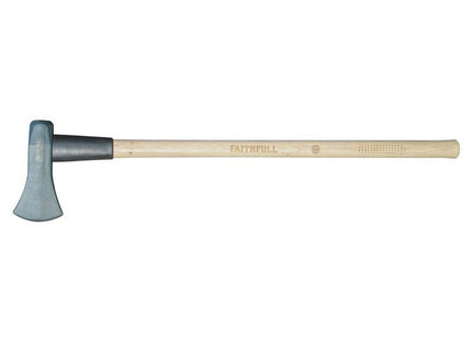 Faithfull Log Splitting Maul Fsc Hickory Shaft 2.7Kg (6Lb)
