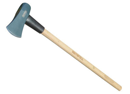 Faithfull Log Splitting Maul Fsc Hickory Shaft 3.6Kg (8Lb)